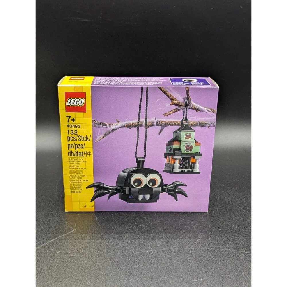 LEGO 40493 Seasonal Spider & Haunted House Halloween Ornaments Sealed Retired